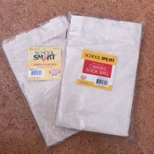 School Smart Canvas Bags Set of 3